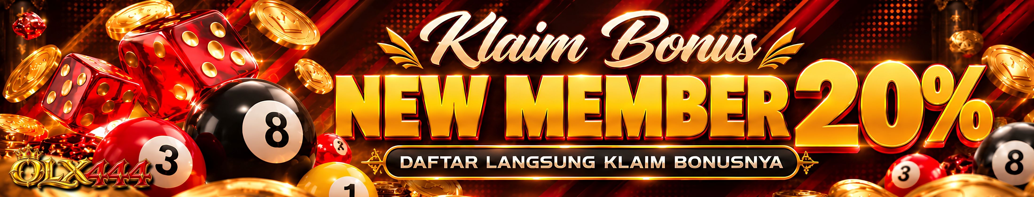 BONUS NEW MEMBER 20%